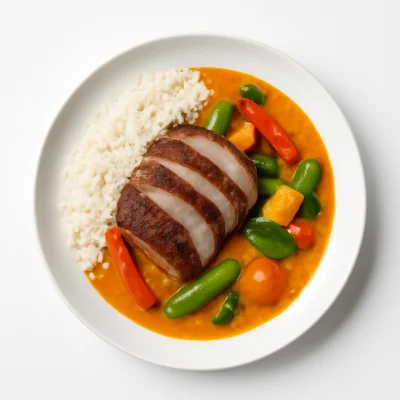 Thai-Curry mit Ente (Reis)