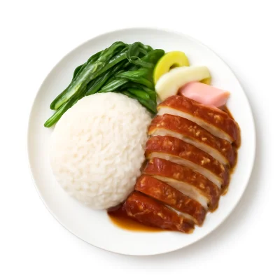 Thai Spezialität mit Ente (Reis)