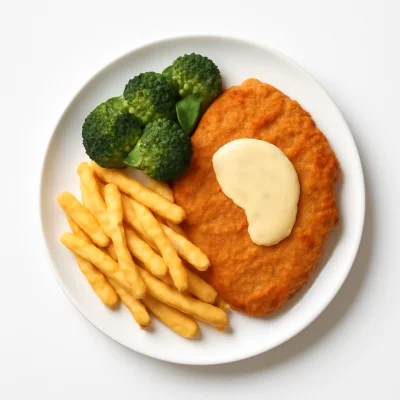 Schnitzel Broccoli