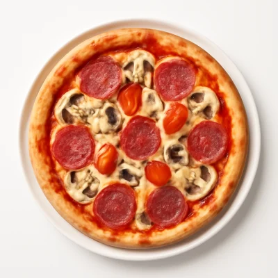 Pizza Funghi Salami