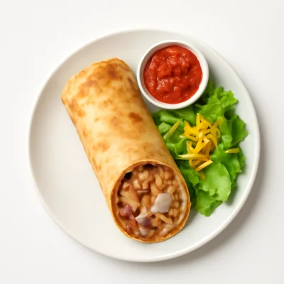 Türkische Pizzarolle mit Döner