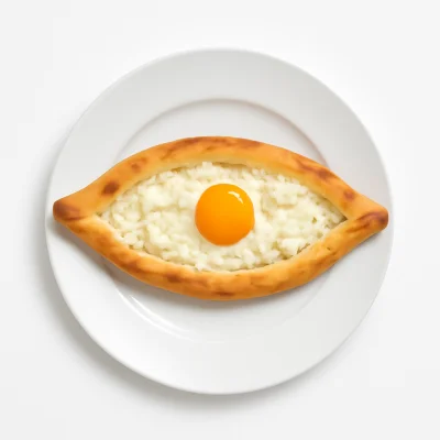 Pide mit Schafskäse, Ei