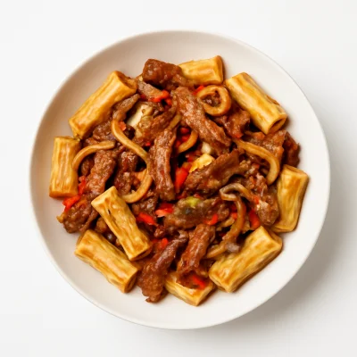 Rigatoni alla Drehspießfleisch