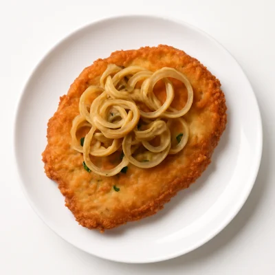 Zwiebelschnitzel 