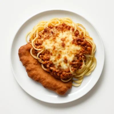 Spaghettischnitzel 