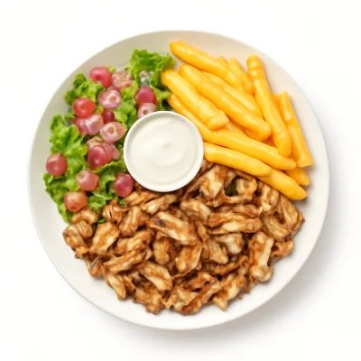 Arabischer Schawarma Teller 