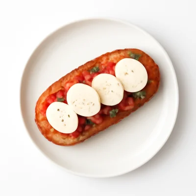 Bruschetta Tomate und Mozzarella 