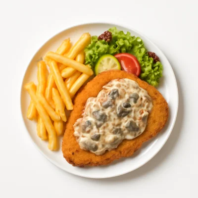Schnitzel al Funghi con Pollo