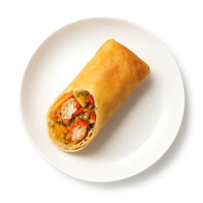 Frühlingsrolle mit Hühnerfleisch 