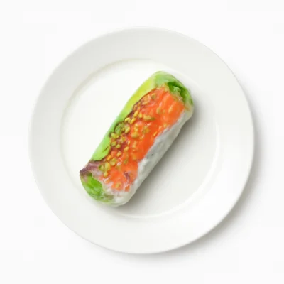Lachs Sommerrolle