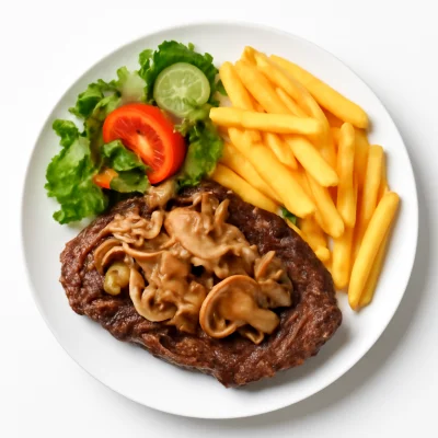 Bistecca a la Funghi Cipolla