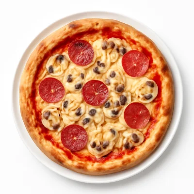 Pizza Funghi-Salami
