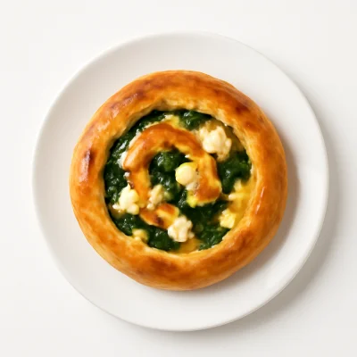 Pizzabrötchen Spinat