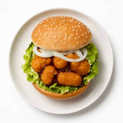 Chicken Nugget Burger