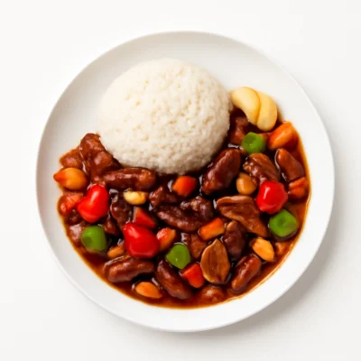 Rindfleisch Kung Bao (scharf)