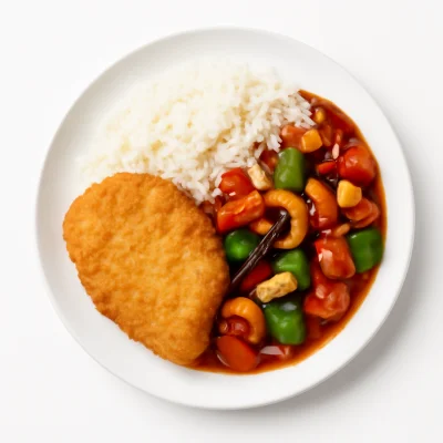 Gebackenes Fischfilet Kung Bao (scharf)