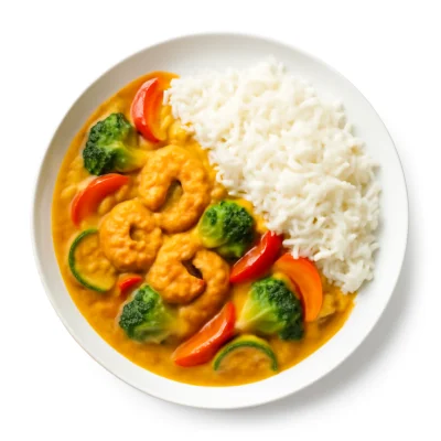 Hummerkrabben Curry (scharf)