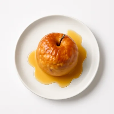 Gebackener Apfel mit Honig