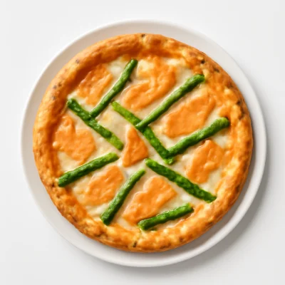 Pizza Lachs Spargel