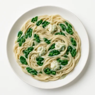 Spaghetti Spinat Gorgonzola