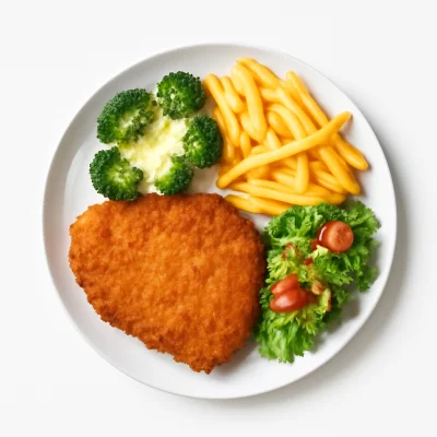Schnitzel Brokkoli