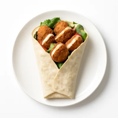 Falafel im Fladenbrot (4 Stück)