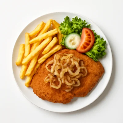 Zwiebel Schnitzel