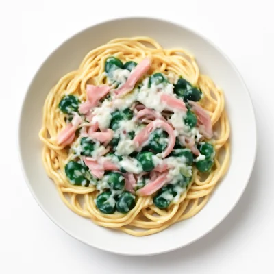 Spaghetti Gorgonzola-Spinat