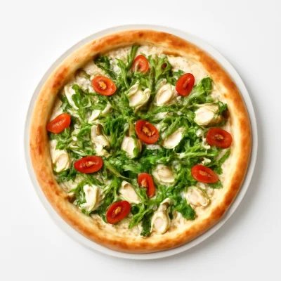 Pizza Valder (mit weißer Soße)