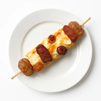 Drehspieß überbacken