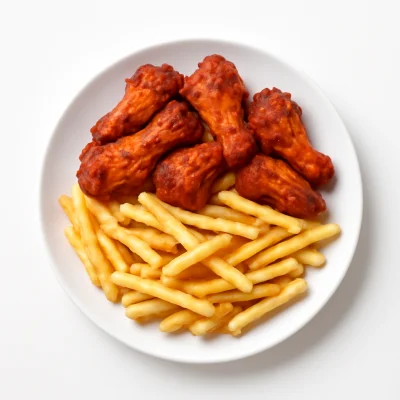 6 Stück Chicken Wings (scharf)