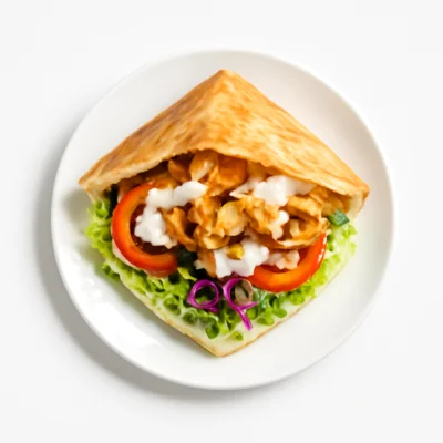 Hähnchen-Drehspieß Sandwich