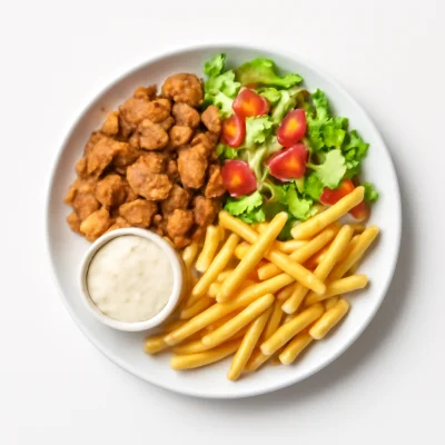 Drehspießteller Hähnchen