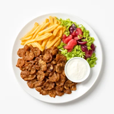 Drehspieß Teller