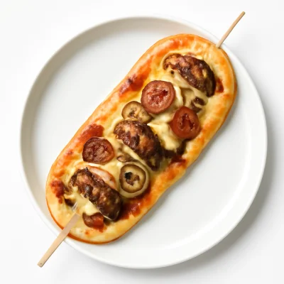 Drehspieß überbacken
