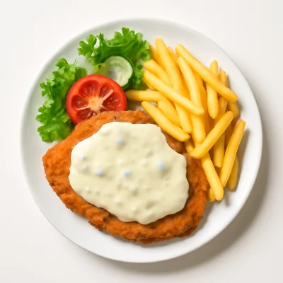 Gorgonzola-Schnitzel