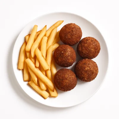 Falafel mit Pommes