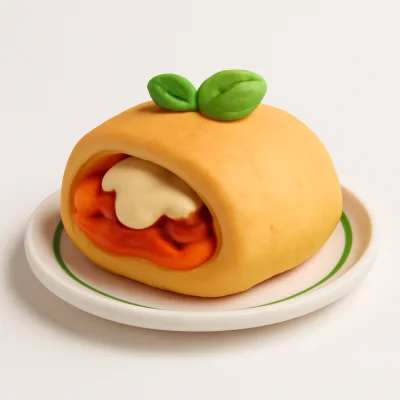 Gefüllte Pizzabrötchen Käse