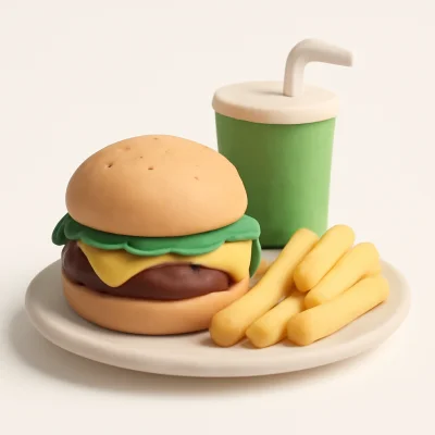 Cheeseburger Menü