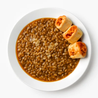 Linsensuppe als Orient Art