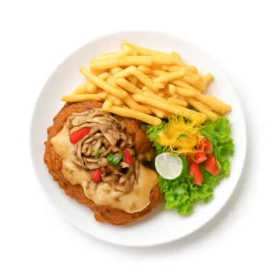 Drehspieß Schnitzel