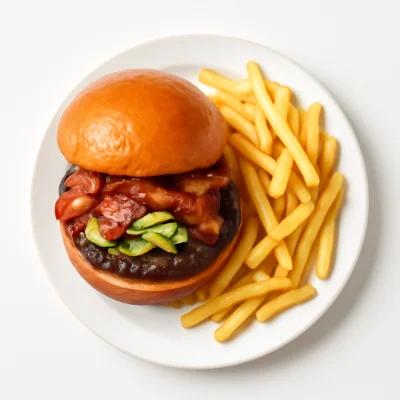 Bacon Avocado Burger Menü