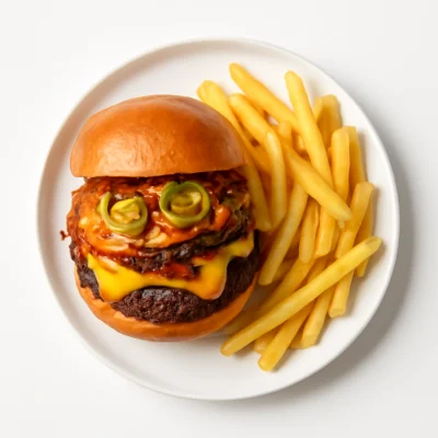 Hot Chili Burger Menü