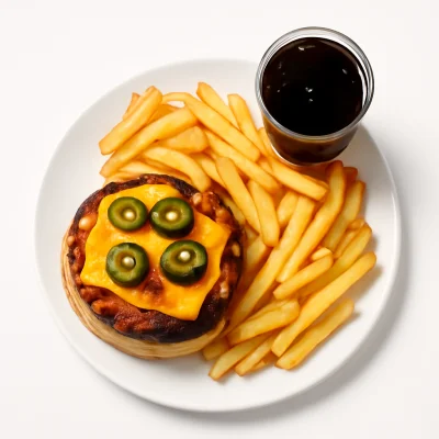 Chili Cheese Burger Menü