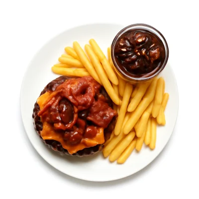BBQ Burger Menü