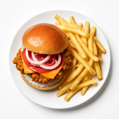Chicken Burger Menü