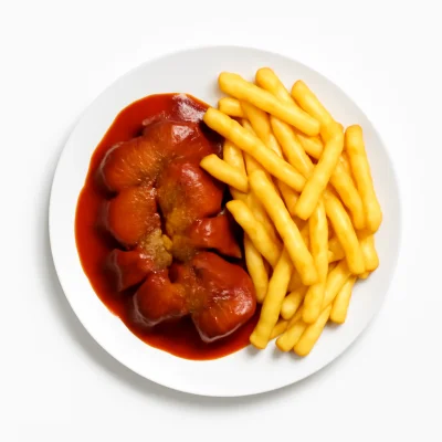 Currywurst Pommes