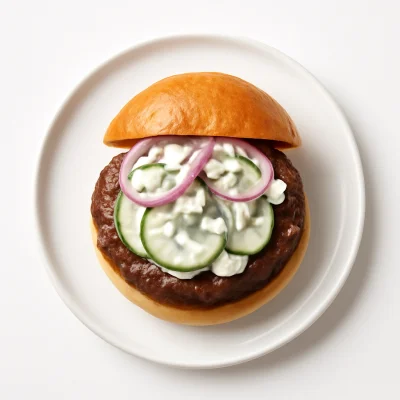 Greek Burger Menü