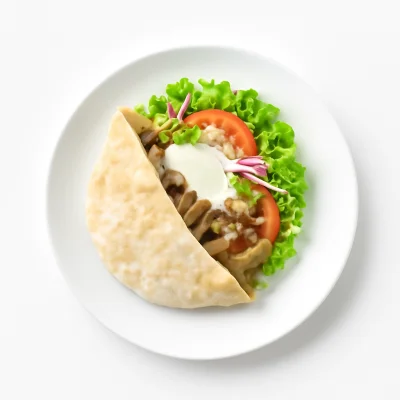 Drehspieß im Fladenbrot
