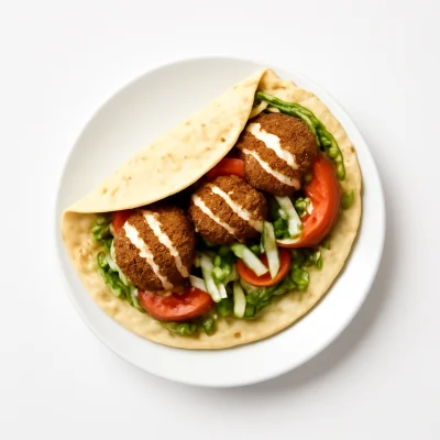 Falafel im Fladenbrot